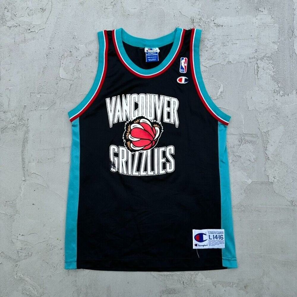 Vintage Champion NBA Vancouver Grizzlies Jersey Youth